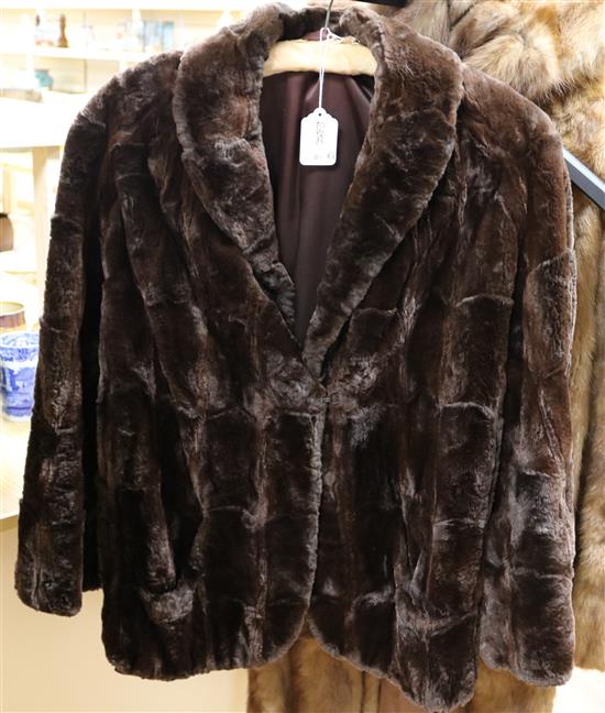 A 1930s jacket and a fox muff